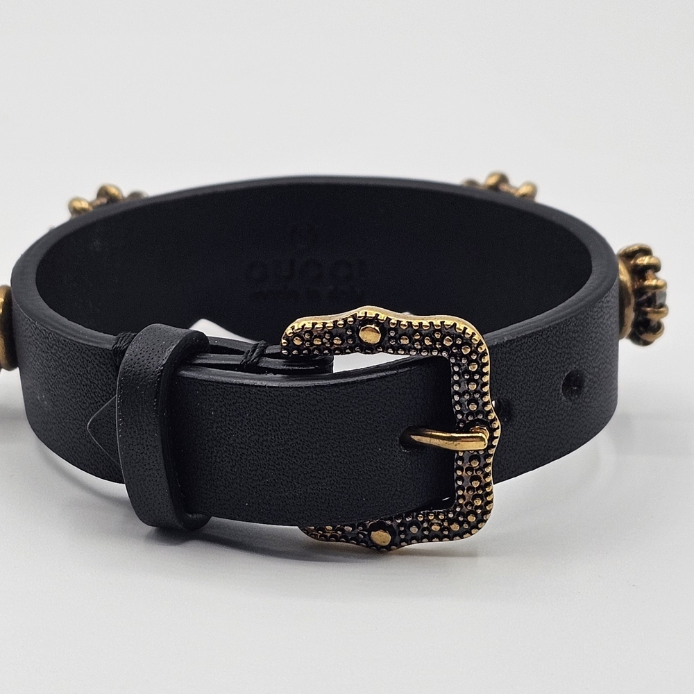 GUCCI Multicolored Gem Tiger Bracelet Leather - Picture 3 of 7